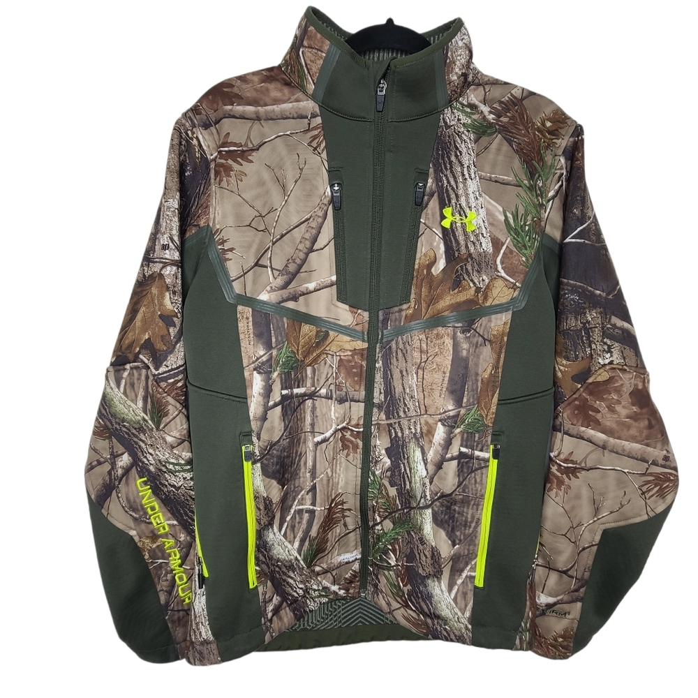 Under Armour ColdGear Scent Control Speed Freek Jacket Realtree AP Camo Small